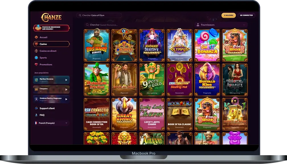 Casino Chanze Machines à Sous
